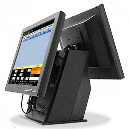 17inch POS machine with dual screen